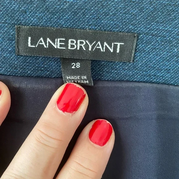 Lane Bryant quilted blue blazer 28w - Picture 6 of 6